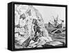 Robinson Crusoe Viewing His Wreck Print-null-Framed Stretched Canvas