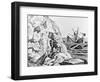 Robinson Crusoe Viewing His Wreck Print-null-Framed Giclee Print