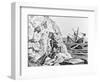 Robinson Crusoe Viewing His Wreck Print-null-Framed Giclee Print