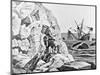 Robinson Crusoe Viewing His Wreck Print-null-Mounted Giclee Print