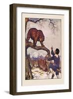 Robinson Crusoe: What, You No Come Farther?-Milo Winter-Framed Art Print