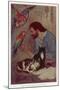Robinson Crusoe with His Parrots and Cats-Elenore Plaisted Abbott-Mounted Art Print