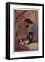 Robinson Crusoe with His Parrots and Cats-Elenore Plaisted Abbott-Framed Art Print