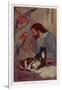 Robinson Crusoe with His Parrots and Cats-Elenore Plaisted Abbott-Framed Art Print