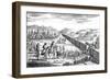 Robinson Crusoe with the Muscovite Caravan, C1719-null-Framed Premium Giclee Print