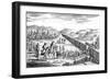 Robinson Crusoe with the Muscovite Caravan, C1719-null-Framed Premium Giclee Print