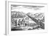 Robinson Crusoe with the Muscovite Caravan, C1719-null-Framed Giclee Print