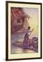 Robinson Crusoe: With This Cargo I Put to Sea-Milo Winter-Framed Art Print