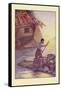 Robinson Crusoe: With This Cargo I Put to Sea-Milo Winter-Framed Stretched Canvas