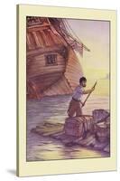 Robinson Crusoe: With This Cargo I Put to Sea-Milo Winter-Stretched Canvas