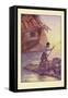 Robinson Crusoe: With This Cargo I Put to Sea-Milo Winter-Framed Stretched Canvas