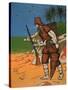 Robinson Crusoe-English-Stretched Canvas