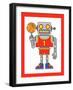 Robo Hoops 3-Marcus Prime-Framed Art Print