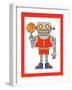 Robo Hoops 3-Marcus Prime-Framed Art Print