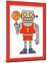 Robo Hoops 3-Marcus Prime-Mounted Art Print