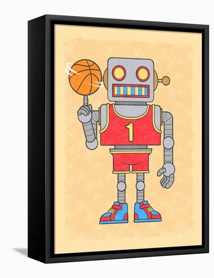 Robo Hoops-Marcus Prime-Framed Stretched Canvas