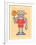 Robo Hoops-Marcus Prime-Framed Art Print