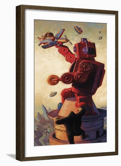 Robo Kong-Eric Joyner-Framed Giclee Print