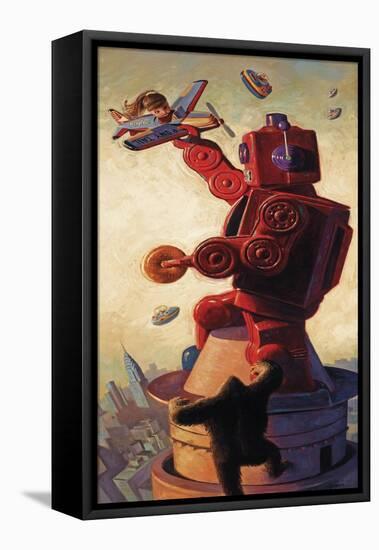 Robo Kong-Eric Joyner-Framed Stretched Canvas