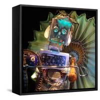 Robo Lady-null-Framed Stretched Canvas