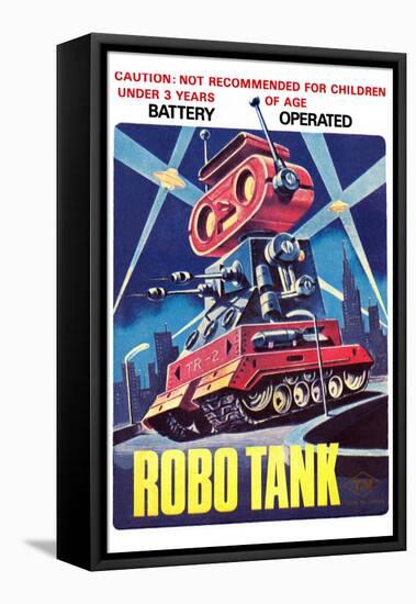 Robo Tank-null-Framed Stretched Canvas