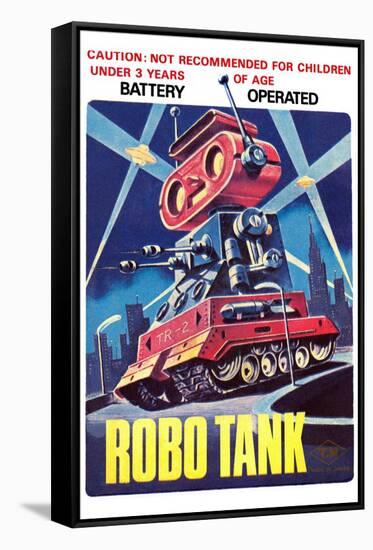 Robo Tank-null-Framed Stretched Canvas