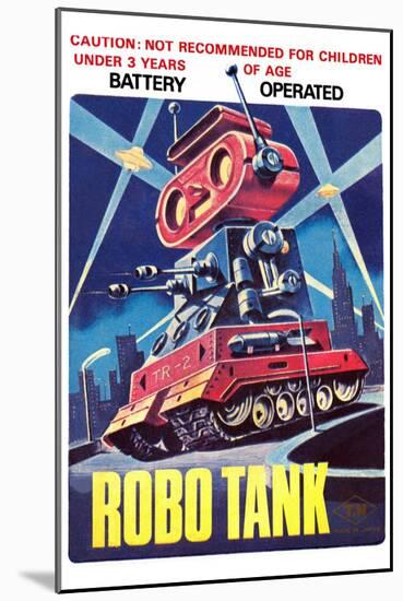 Robo Tank-null-Mounted Art Print