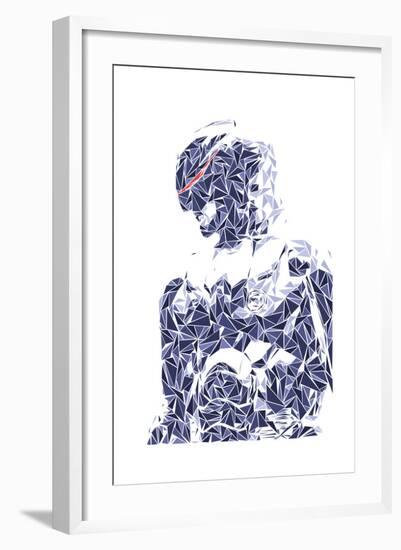 Robocop-Cristian Mielu-Framed Art Print