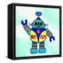 Robot 1-Ann Bailey-Framed Stretched Canvas