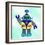 Robot 1-Ann Bailey-Framed Art Print