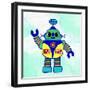 Robot 1-Ann Bailey-Framed Art Print