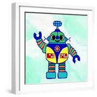 Robot 1-Ann Bailey-Framed Art Print