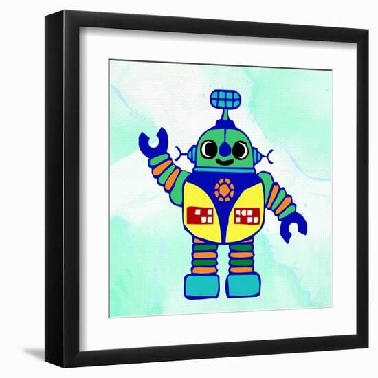Robot 1-Ann Bailey-Framed Art Print