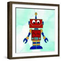 Robot 2-Ann Bailey-Framed Art Print