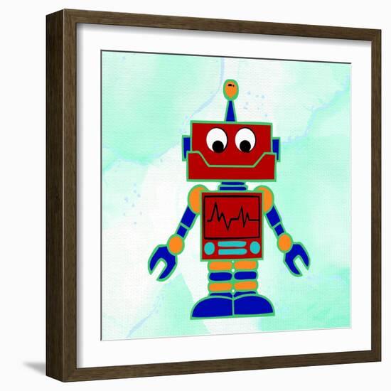 Robot 2-Ann Bailey-Framed Art Print