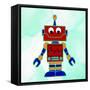 Robot 2-Ann Bailey-Framed Stretched Canvas