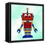 Robot 2-Ann Bailey-Framed Stretched Canvas