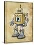 Robot 2-Michael Murdock-Stretched Canvas