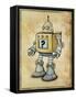 Robot 2-Michael Murdock-Framed Stretched Canvas