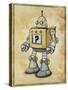 Robot 2-Michael Murdock-Stretched Canvas