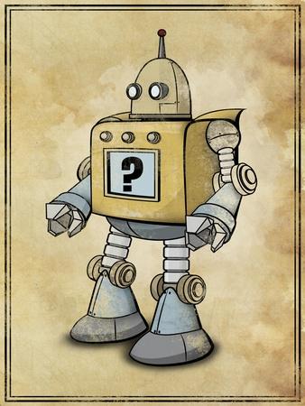 Robot 2' Giclee Print - Michael Murdock 