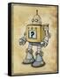 Robot 2-Michael Murdock-Framed Stretched Canvas