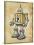 Robot 2-Michael Murdock-Stretched Canvas