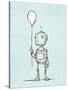 Robot Balloon-Michael Murdock-Stretched Canvas