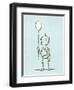 Robot Balloon-Michael Murdock-Framed Premium Giclee Print