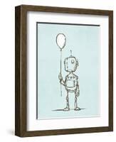 Robot Balloon-Michael Murdock-Framed Giclee Print