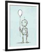 Robot Balloon-Michael Murdock-Framed Giclee Print