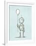 Robot Balloon-Michael Murdock-Framed Giclee Print