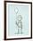 Robot Balloon-Michael Murdock-Framed Giclee Print