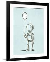 Robot Balloon-Michael Murdock-Framed Giclee Print